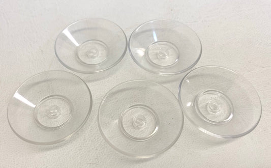 LEGO Dish 5x5 Pack of 5 Trans Clear