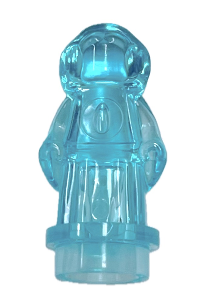 LEGO Star Wars Princess Leia Hologram Statuette Trans Light Blue