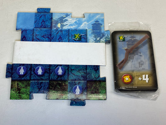 LEGO Adventurers BRAND NEW Orient Expedition Gameboard Square and Cards