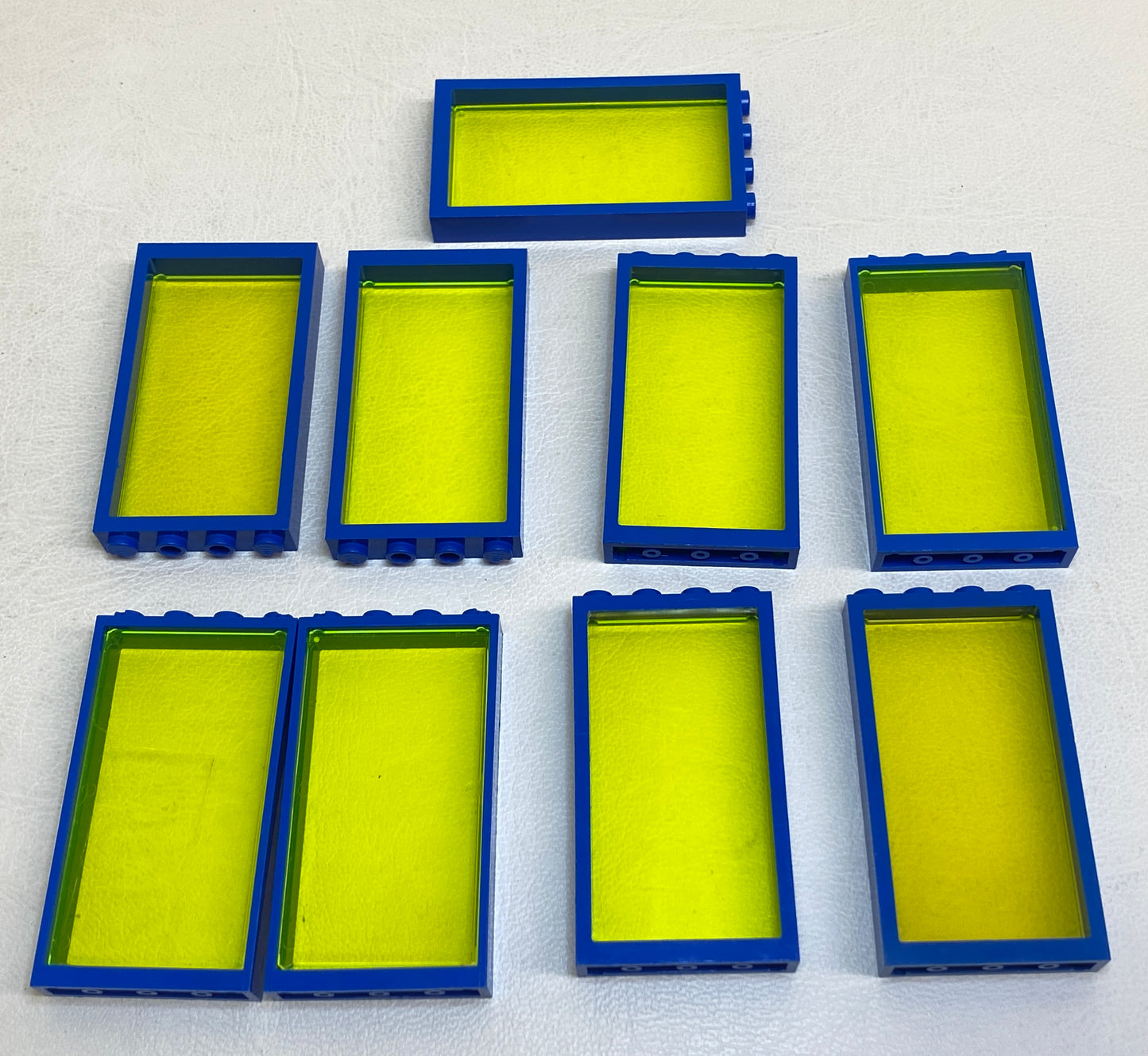 LEGO Window Pack of 9 Blue Frame