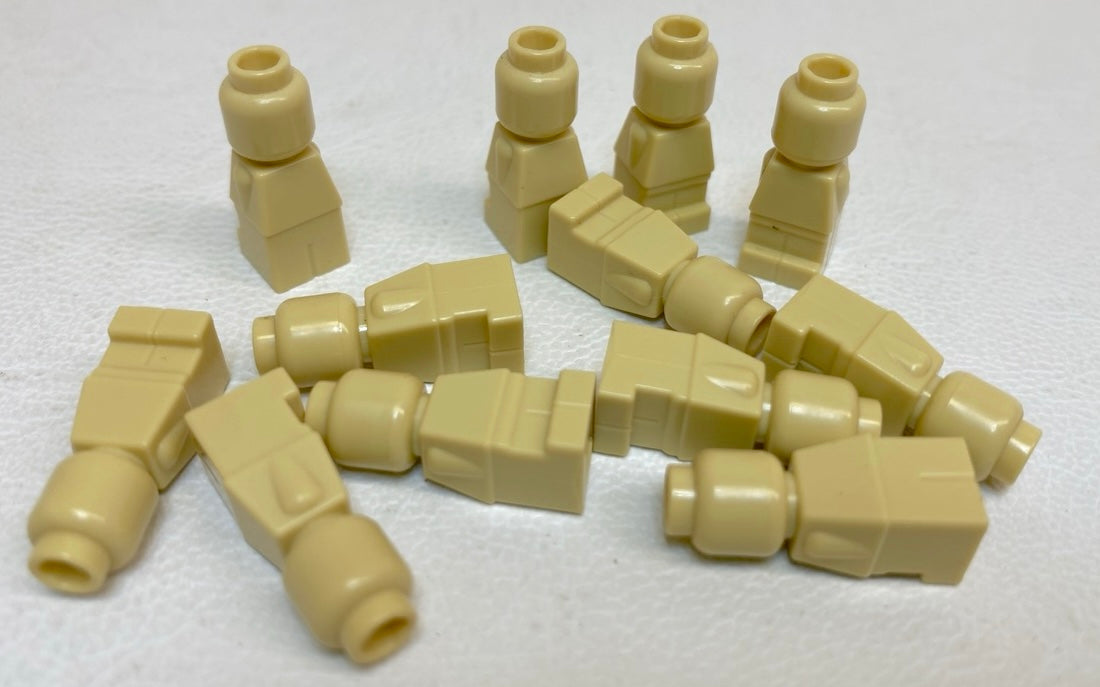 LEGO Microfigure Fun Pack of 12 Tan