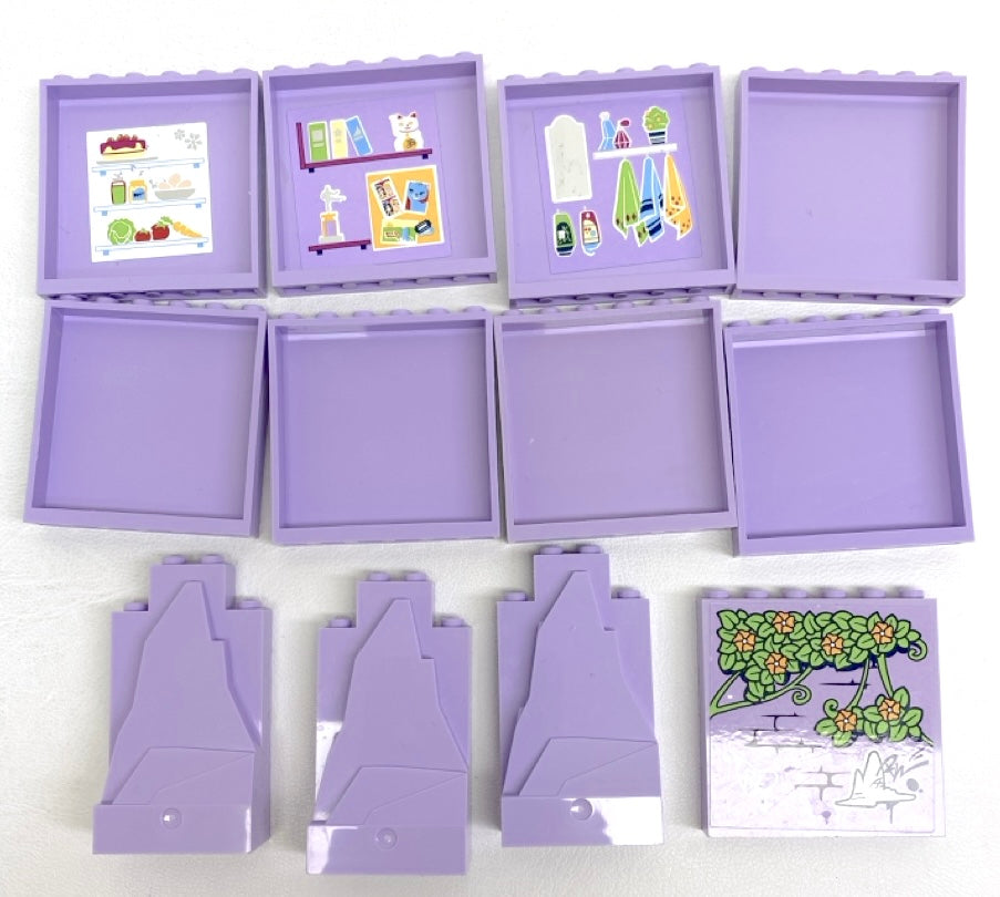 LEGO Lavender Panel Fun Pack Mixed Rocks Walls Castle Disney Friends Elves Dreamzzz