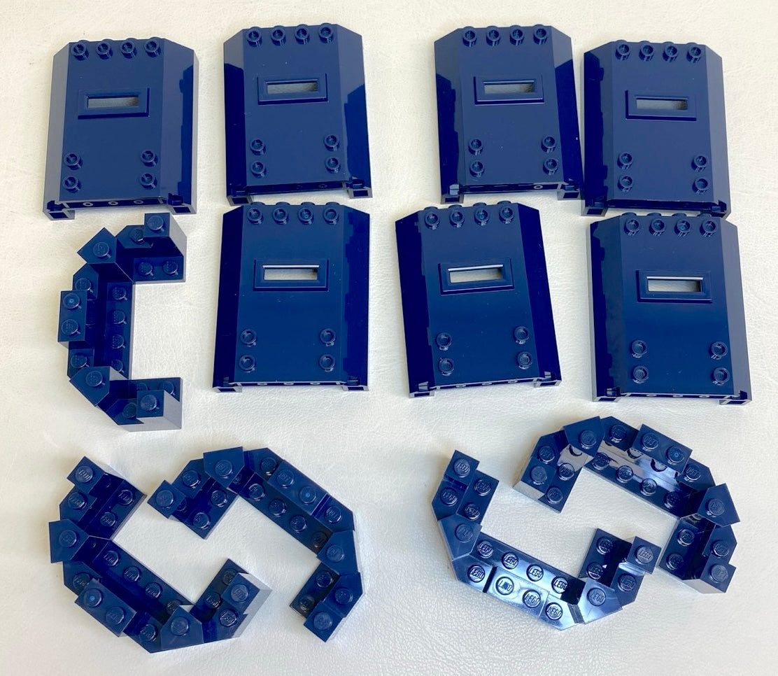 LEGO Castle Dark Blue Turret Top and Wall Panel Fun Pack - Nexo Knights Marvel Avengers