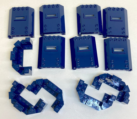 LEGO Castle Dark Blue Turret Top and Wall Panel Fun Pack - Nexo Knights Marvel Avengers