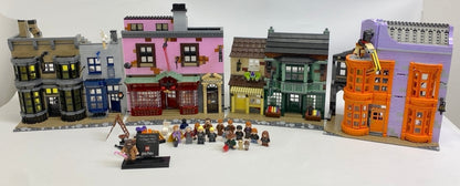 LEGO Harry Potter Diagon Alley Set #75978 As Pictured - Includes Minifigures and Instructions