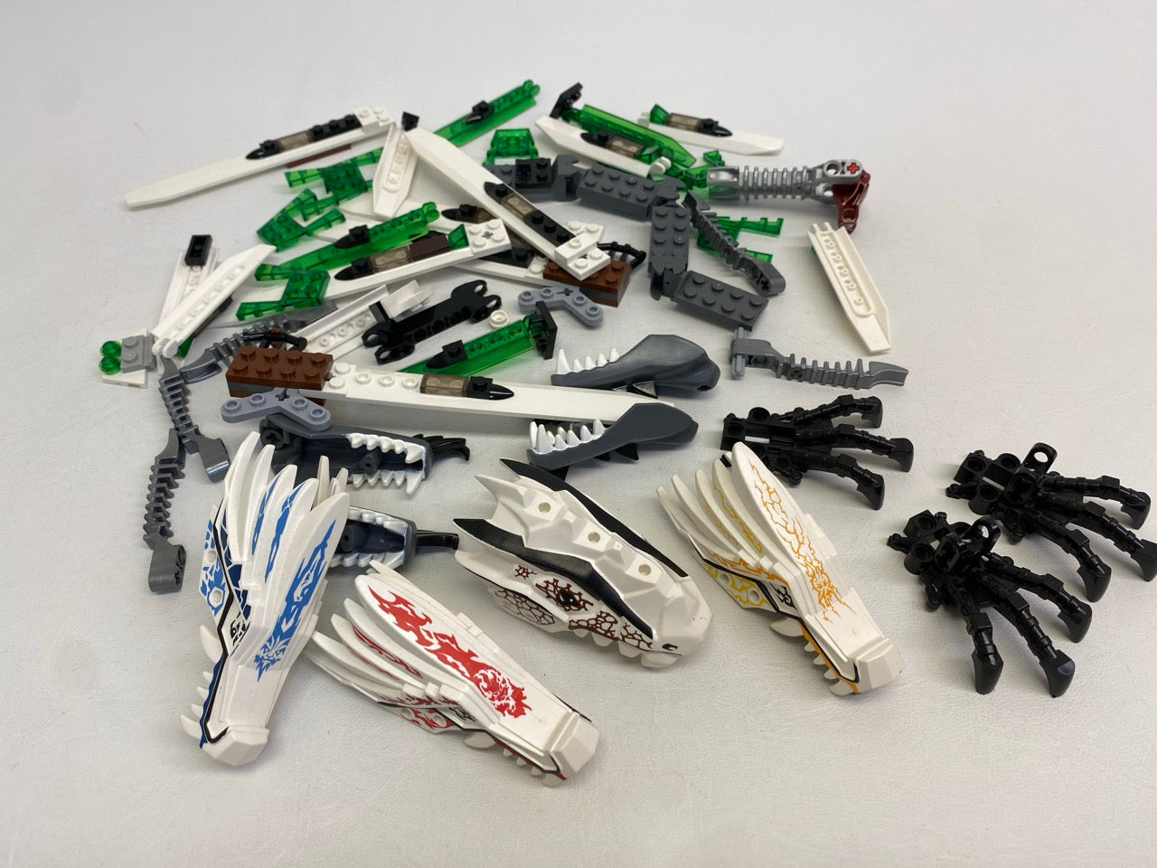 LEGO Ninjago Epic Dragon Fun Pack Mixed Pieces Heads Jaws Plates Hinges and More