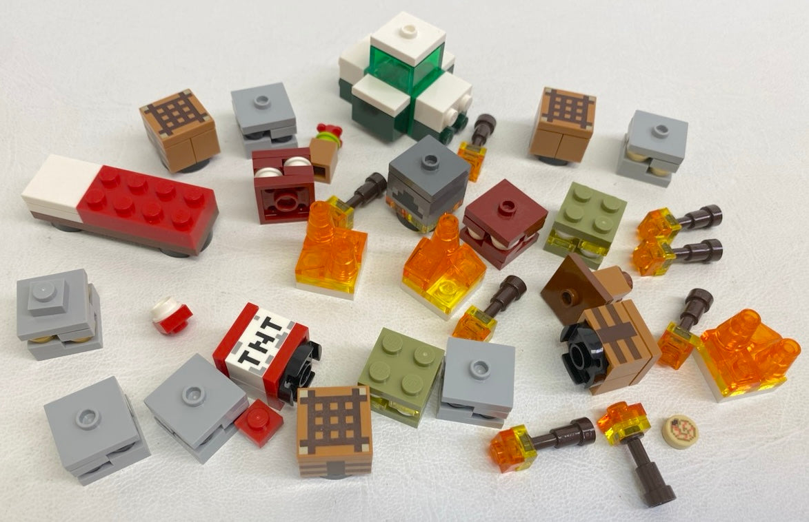 LEGO Minecraft Printed Pieces Fun Pack Mixed Bricks Tiles and More