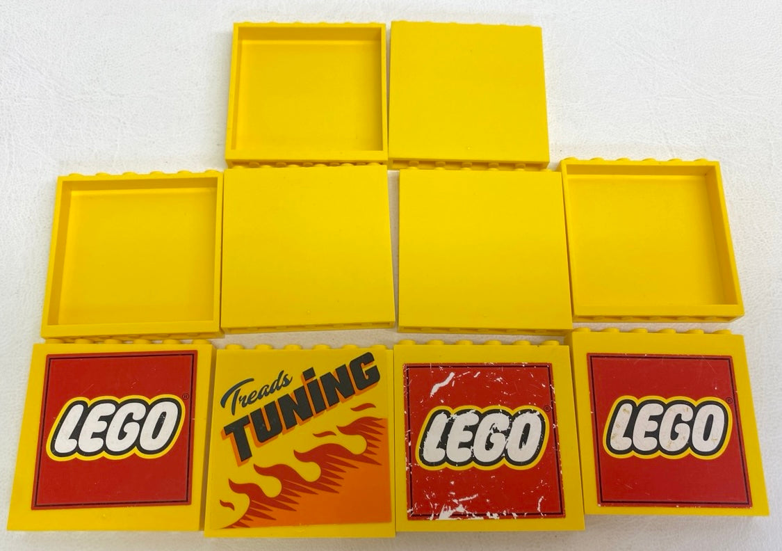 LEGO Panel 1x6x5 Pack of 10 Yellow