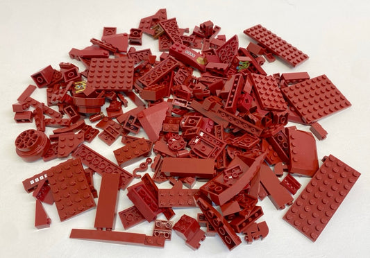 LEGO Dark Red Fun Pack Mixed Plates Bricks Slopes and More