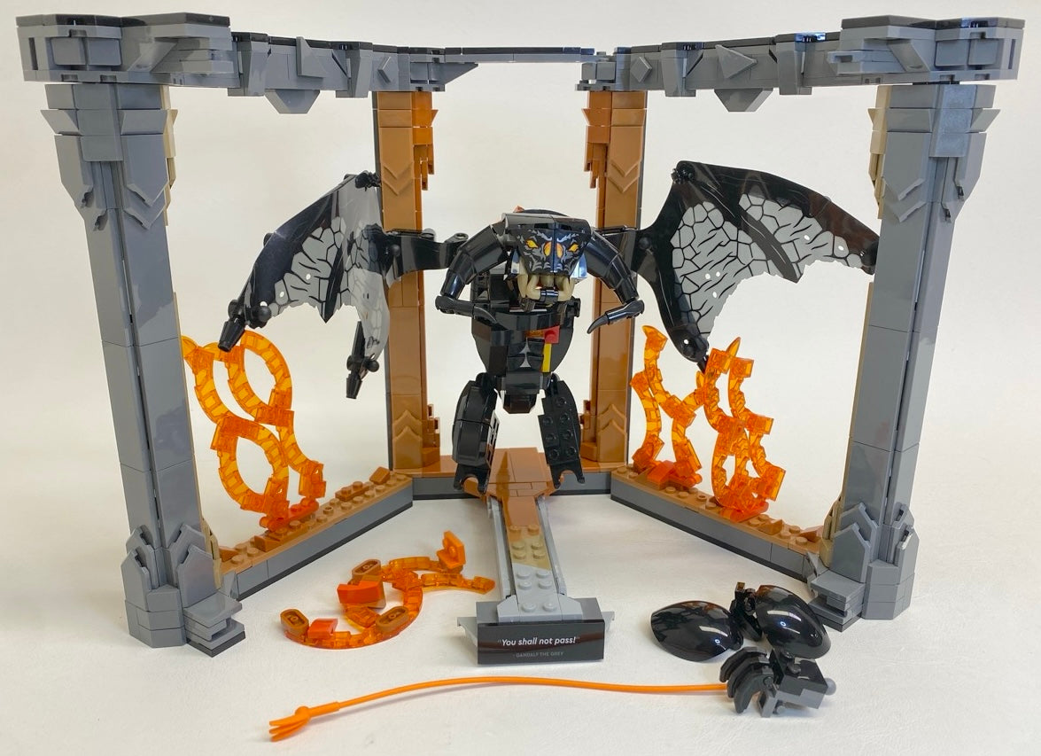 LEGO Lord of the Rings Balrog Book Nook Set #10367 As Pictured