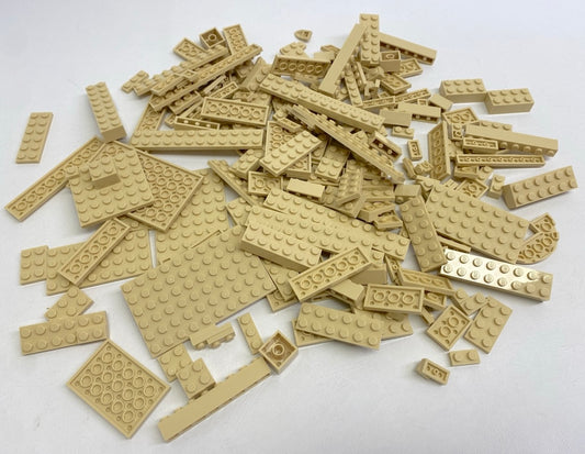 LEGO Tan Fun Pack Mixed Pieces Plates and Bricks