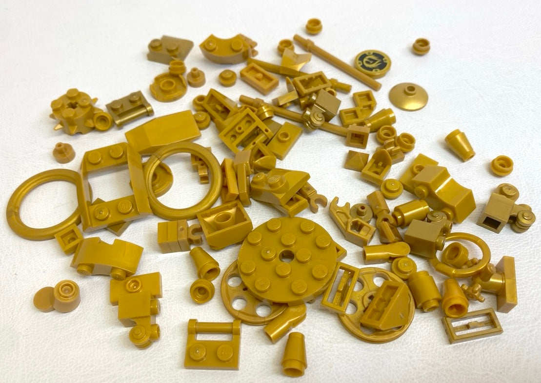 LEGO Pearl Gold Fun Pack Mixed Pieces