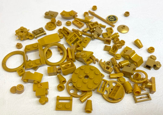 LEGO Pearl Gold Fun Pack Mixed Pieces