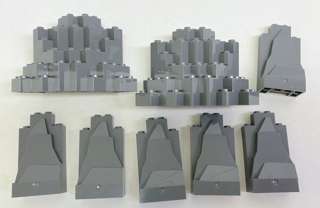 LEGO Dark Bluish Grey Rock Panels Fun Pack
