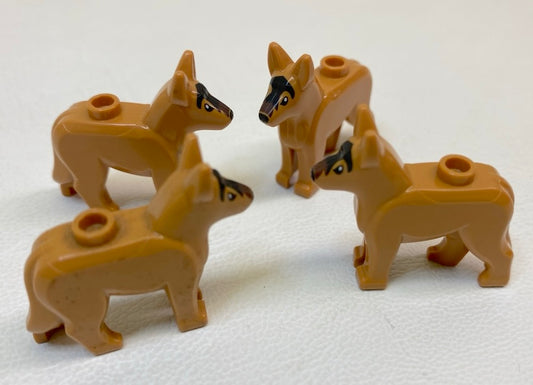 LEGO Animals Dogs Pack of 4 Alsatian/German Shepherd