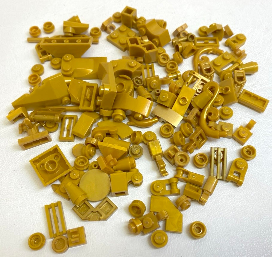 LEGO Pearl Gold Fun Pack Mixed Pieces
