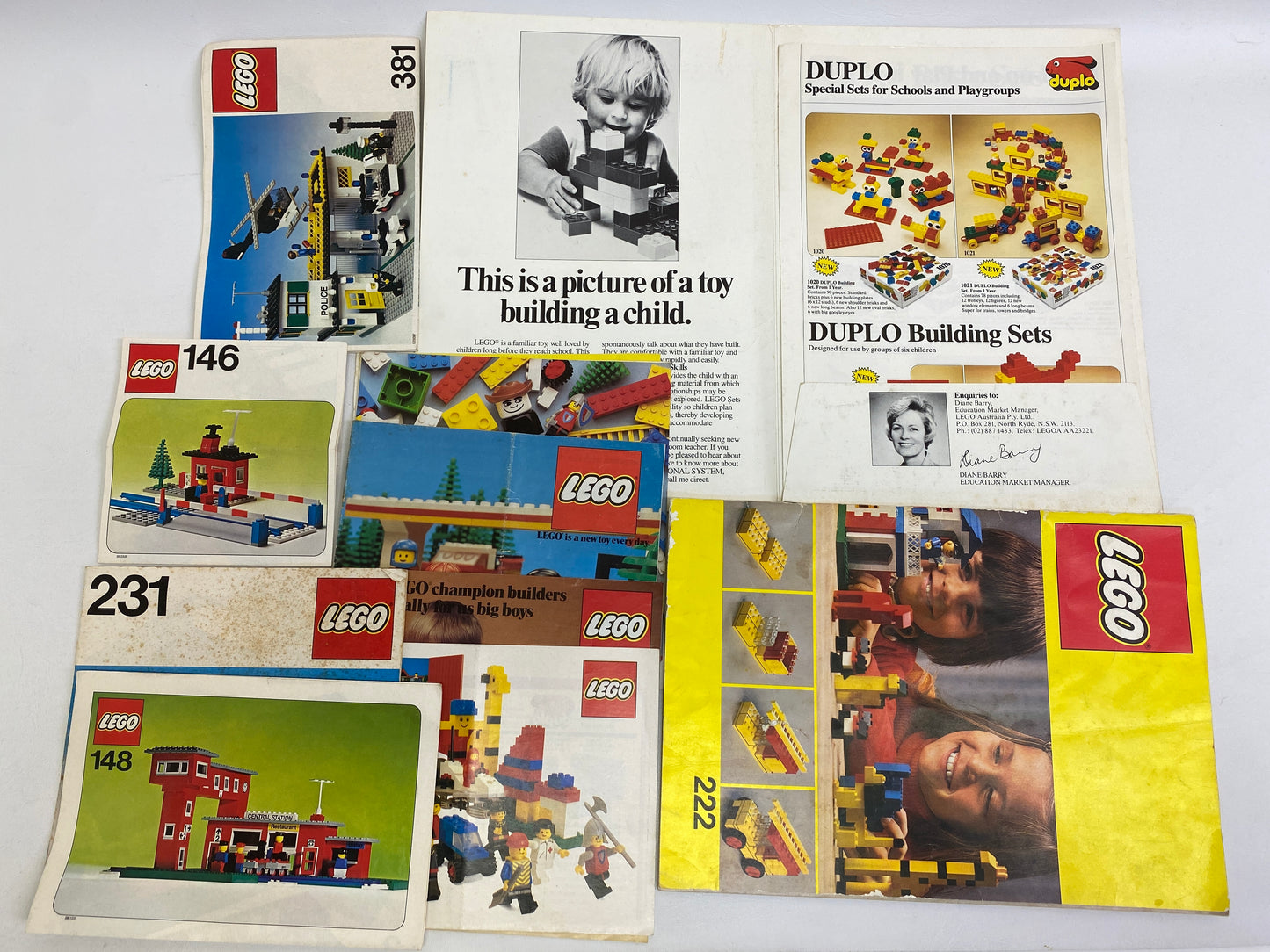 LEGO Vintage Instructions and Ideas Books Fun Pack 1970s-1980s