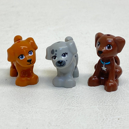 LEGO Friends Animals Dogs / Puppies Pack of 3 Mixed Types