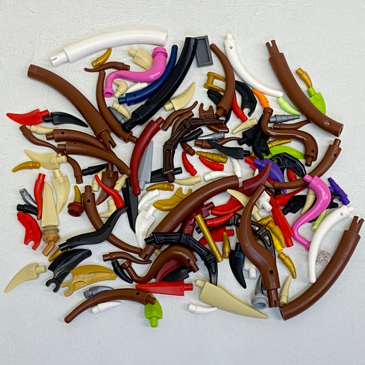 LEGO Animal Claws / Horns / Tails / Teeth Mixed Pack