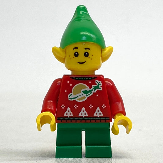 LEGO BRAND NEW Elf in Space Holiday / Christmas Sweater Minifigure