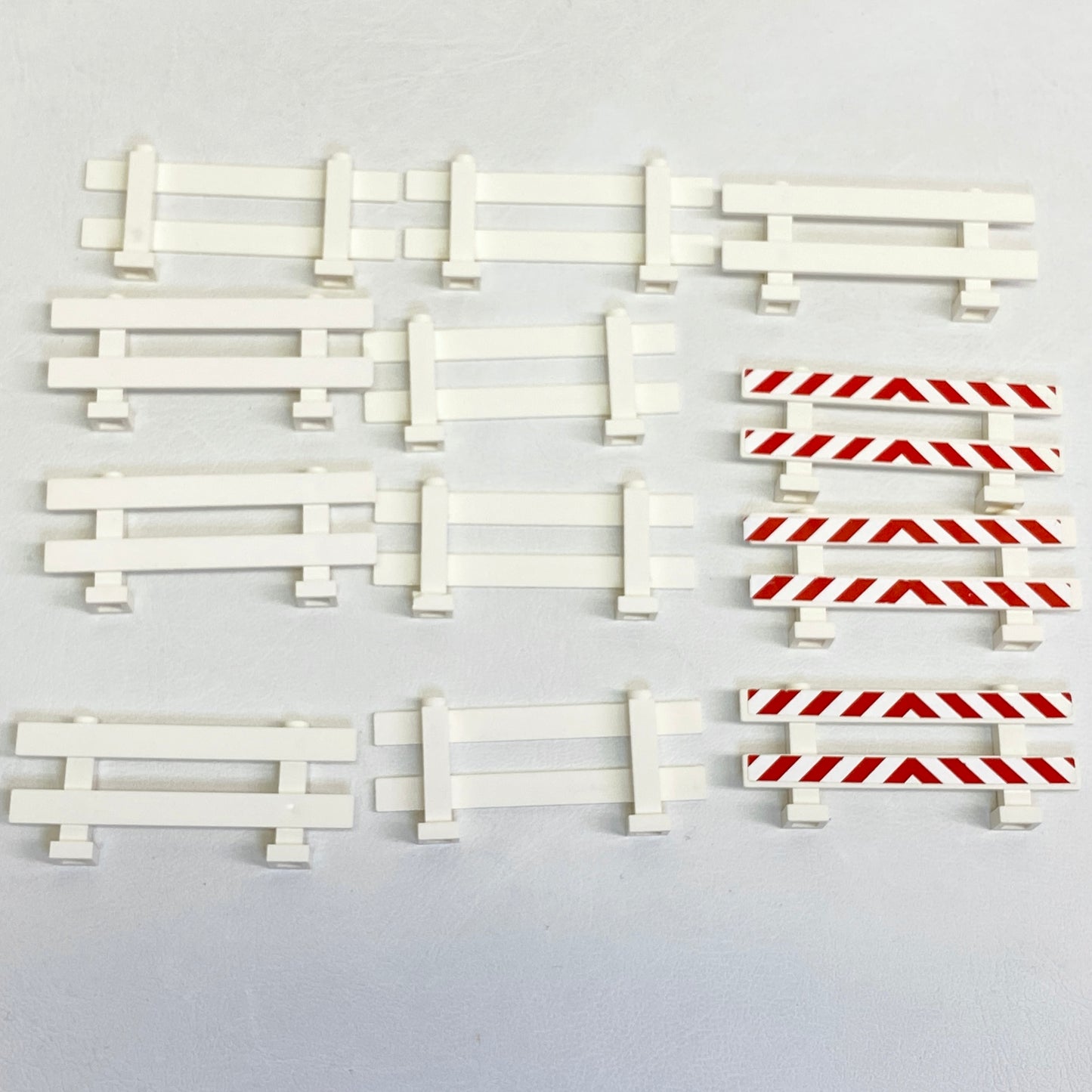 LEGO White Fence 1x8x2-2/3 Fun Pack of 12