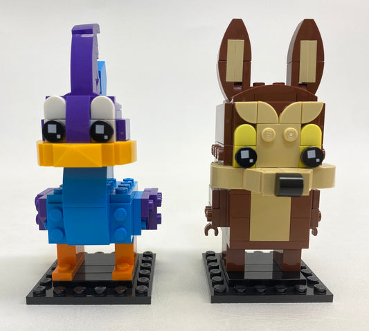 LEGO BrickHeadz Road Runner & Wile E Coyote Set #40559 As Pictured