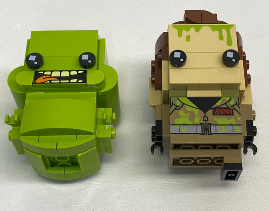 LEGO BrickHeadz Ghostbusters Peter Venkman & Slimer Set #41622 As Pictured