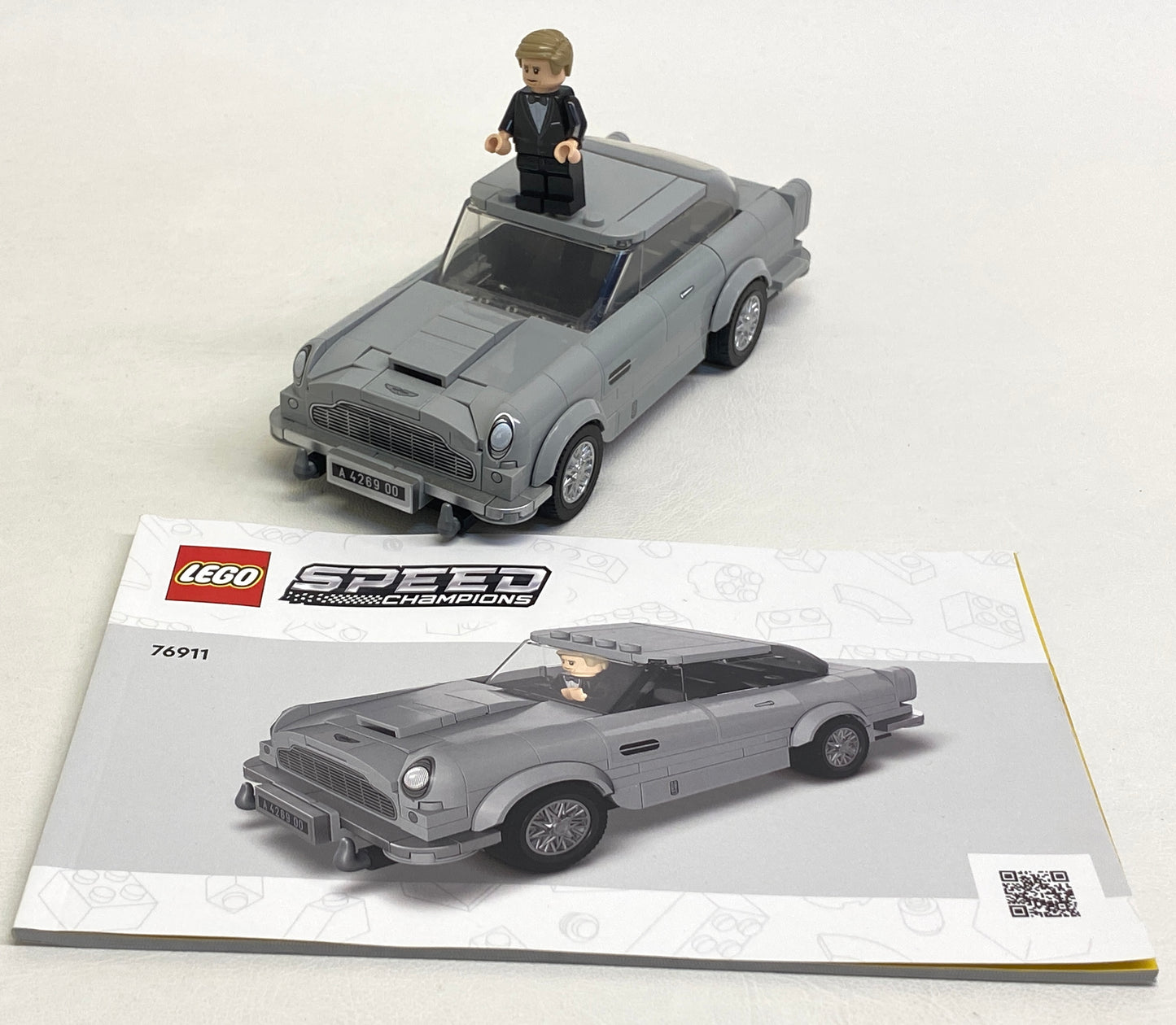 LEGO Speed Champions 007 Aston Martin DB5 Set #76911 As Pictured - Includes Instructions & Minifigure