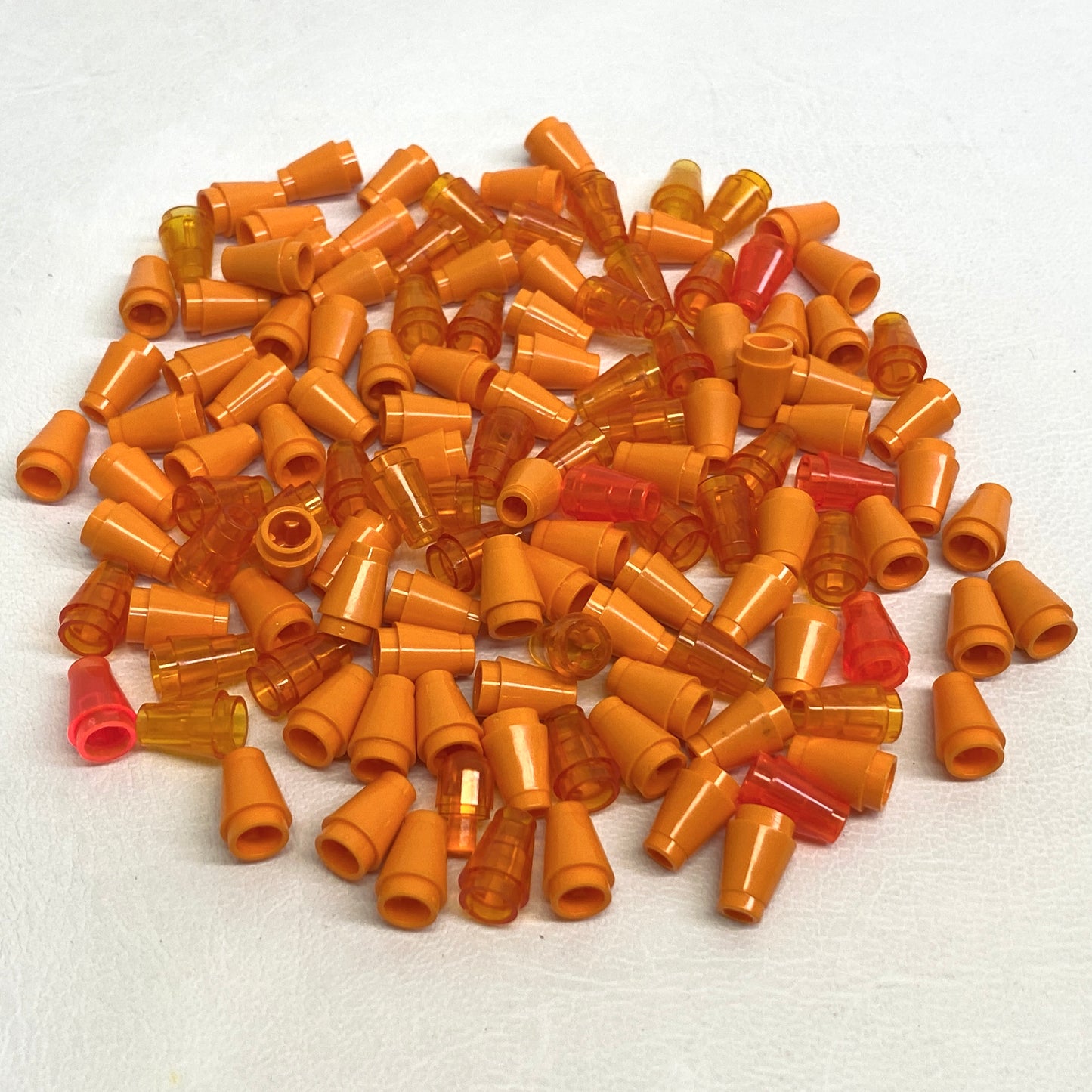 LEGO Mixed Orange 1x1 Cone Fun Pack