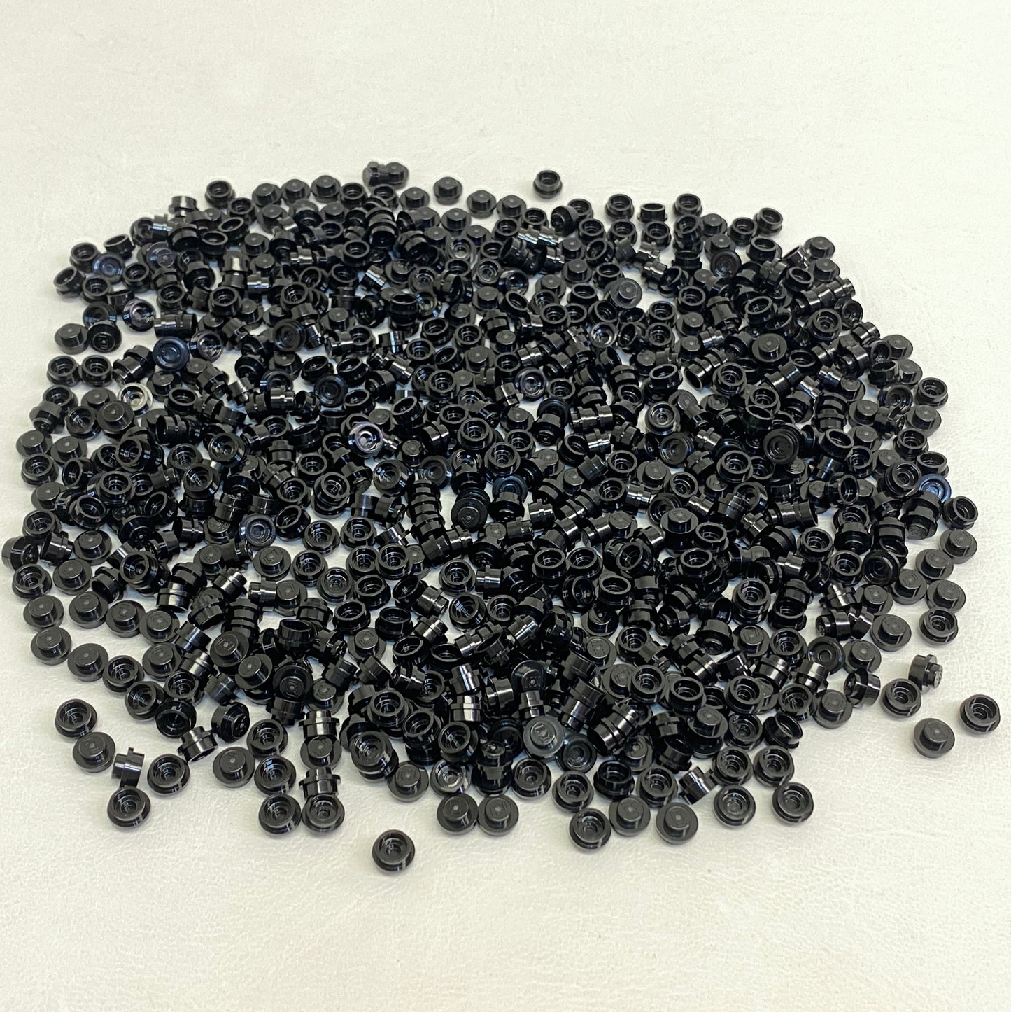 LEGO Black 1x1 Round Plate Fun Pack