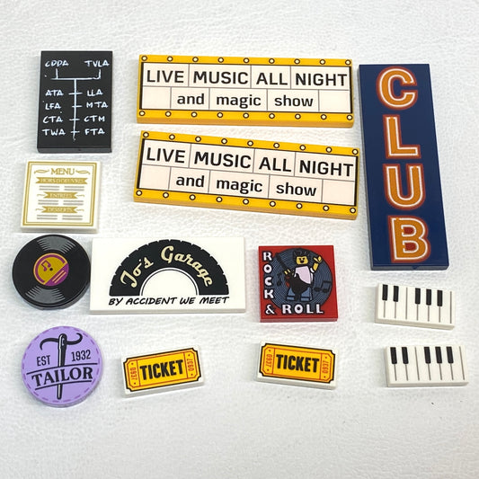 LEGO Creator Jazz Club Printed Tiles Fun Pack