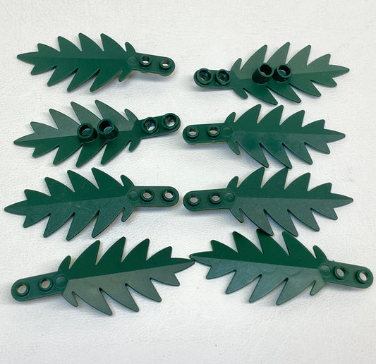 LEGO Plants Palm Leaves Pack of 8 Dark Green