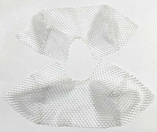 LEGO White String Net Soccer Goal Enclosed With Cutout Pack of 2