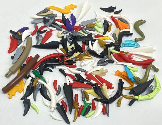 LEGO Animal Claws / Horns / Tails / Teeth Mixed Pack