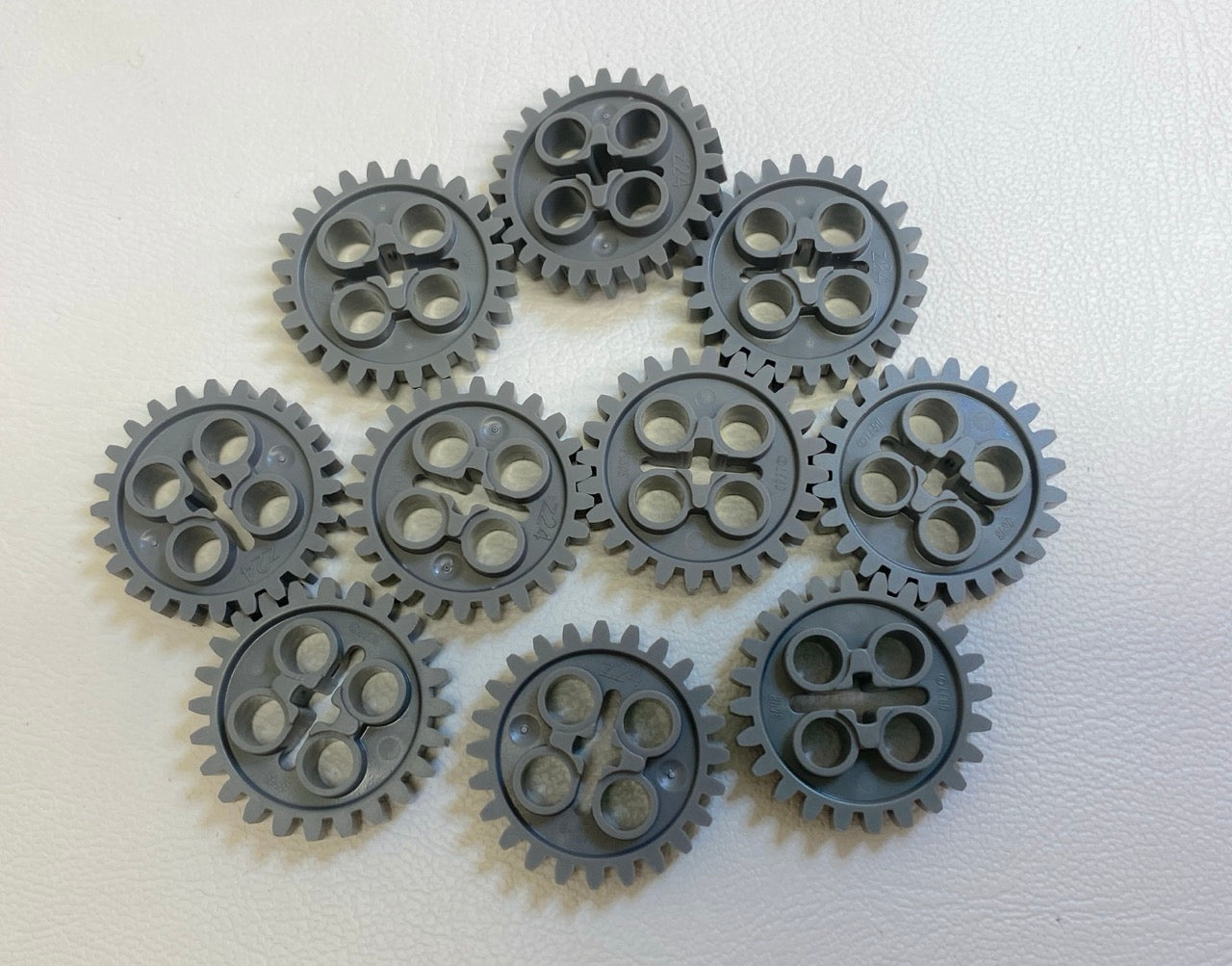 LEGO Technic Gears 24 Tooth Fun Pack of 10 Dark Bluish Gray