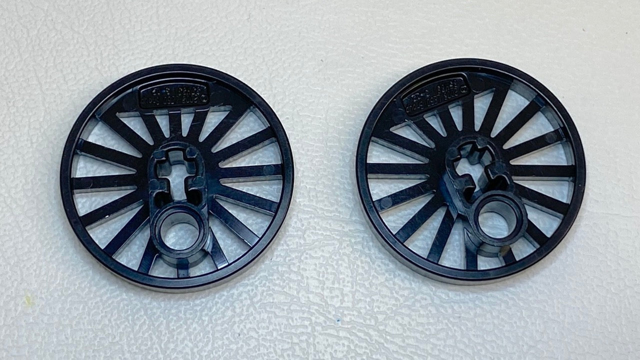 LEGO Black Train Wheel Pack of 2 30mm