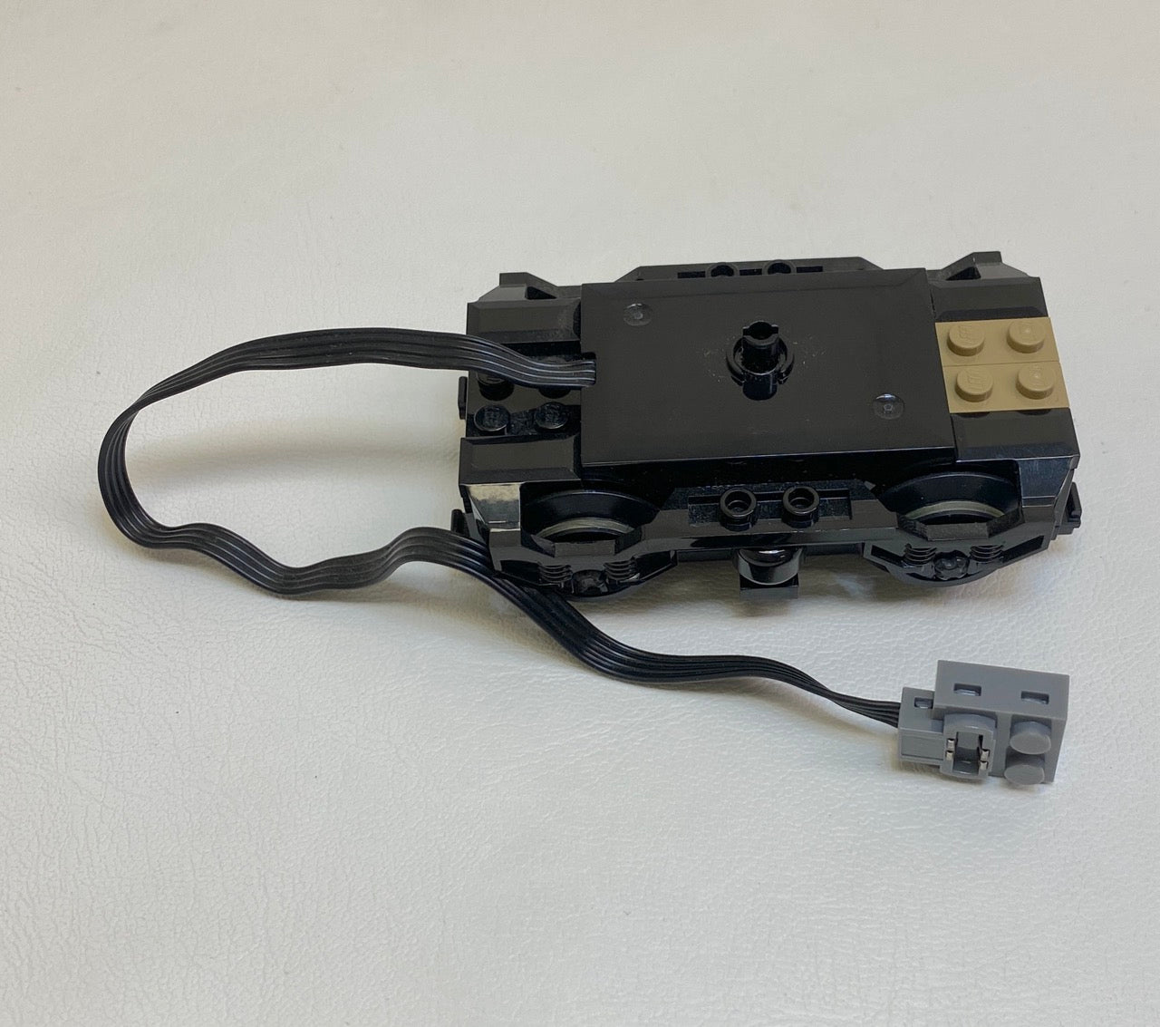 LEGO Trains Electric Train Motor Power Functions with Wheels and Decorative Sides