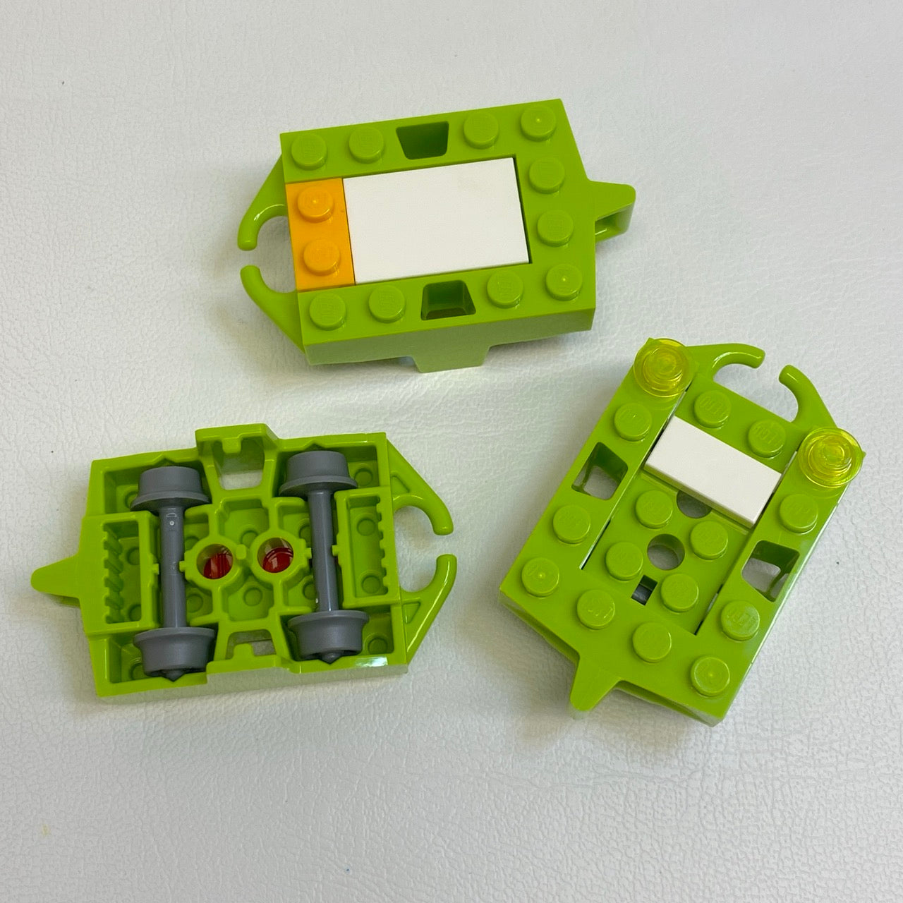 LEGO Roller Coaster Car Pack Of 3 Lime