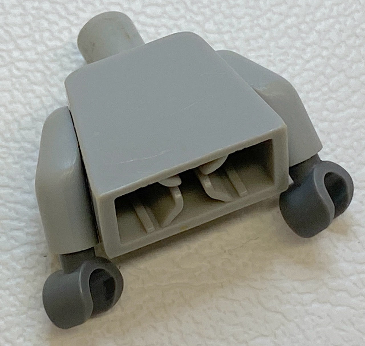 LEGO Space Minifigure Torso with Classic Space Logo Light Bluish Grey