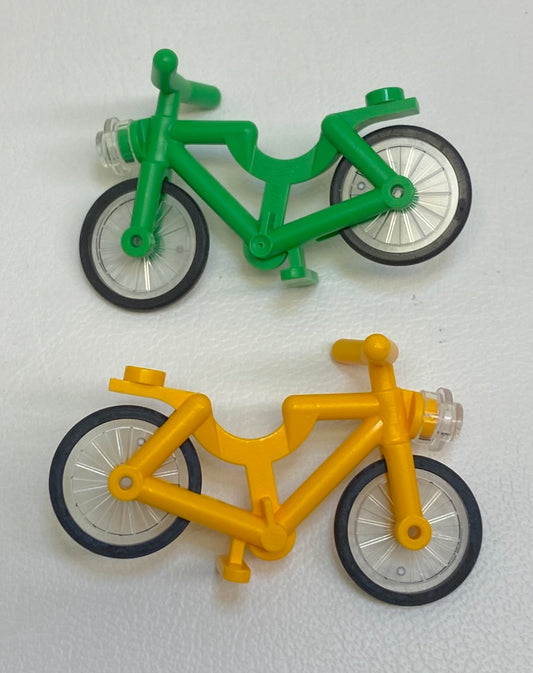 LEGO Bicycle Pack of 2 Green / Yellow