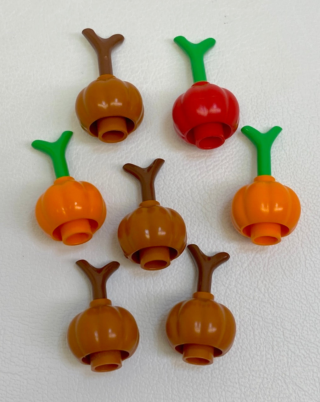 LEGO Plants Pumpkins / Gourds Fun Pack of 7 with Stems