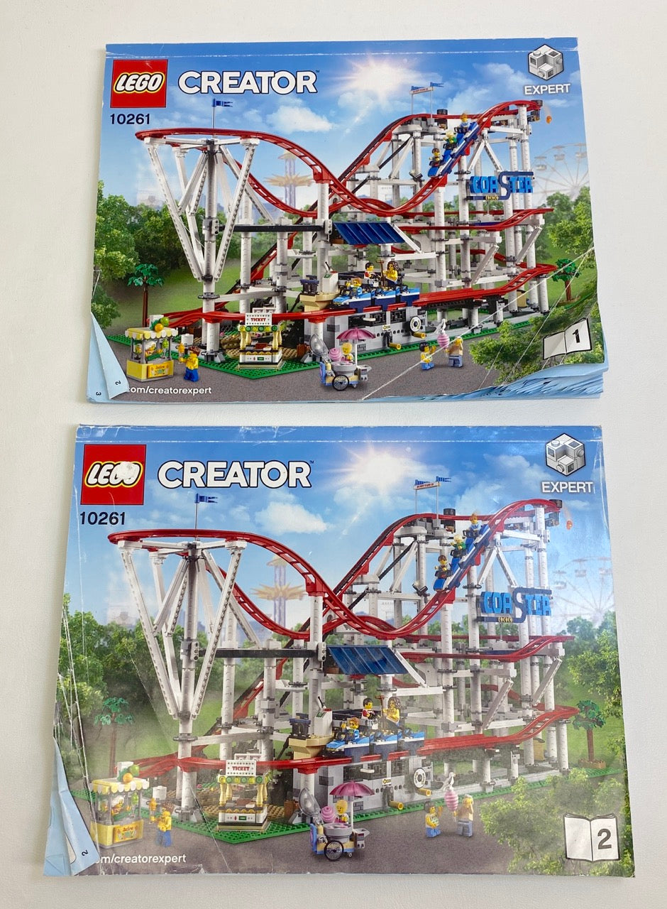 LEGO Creator Roller Coaster Instructions ONLY for Set #10261