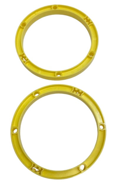 LEGO Bright Light Yellow Support Ring / Liftarm 11x11 Pack of 2
