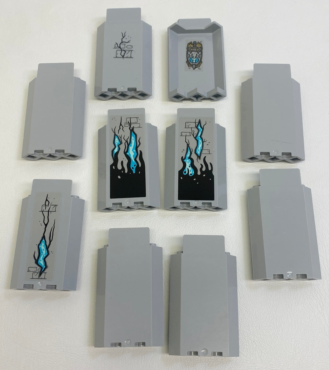 LEGO Wall Panel Light Bluish Grey Fun Pack