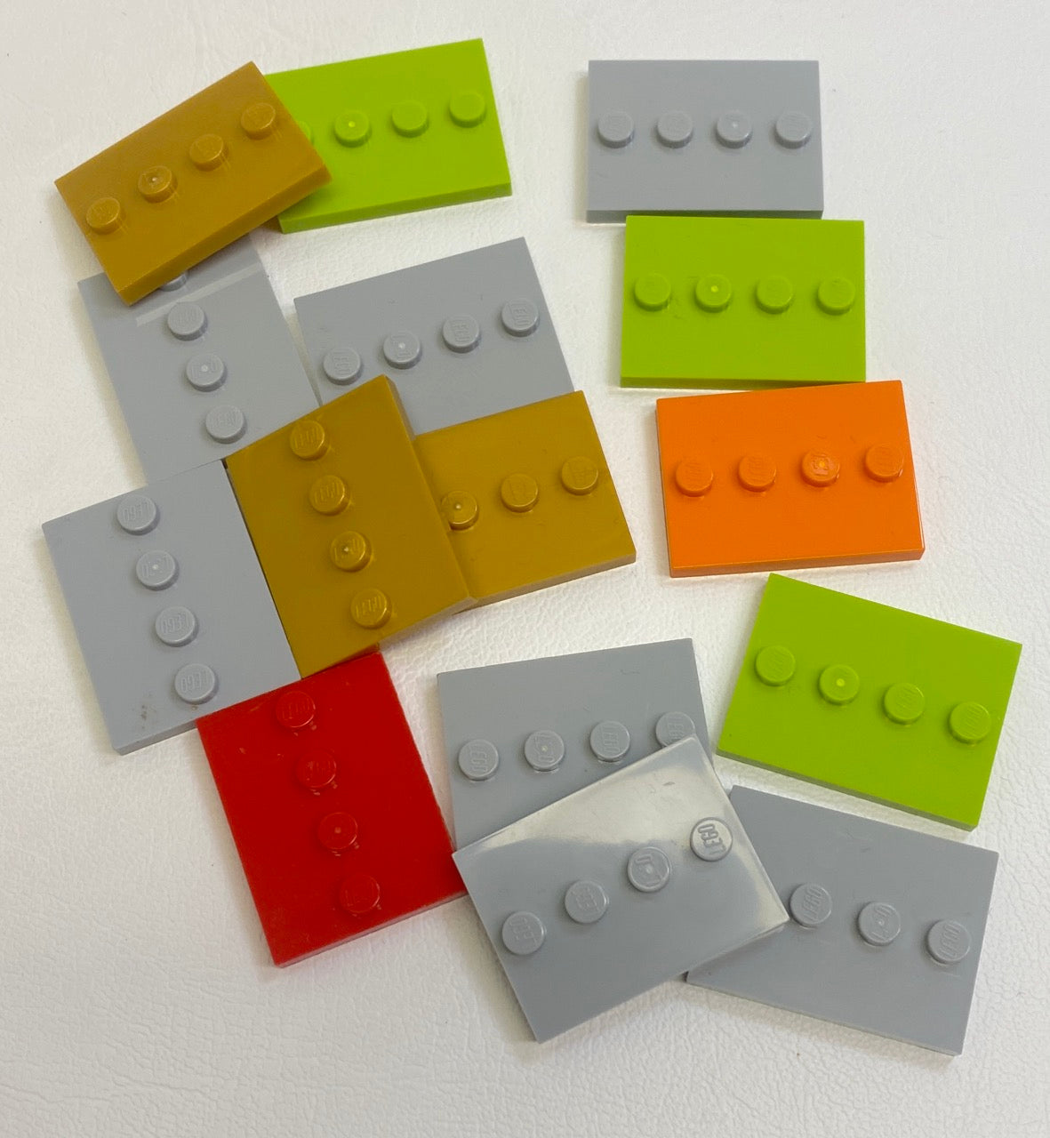 LEGO Minifigure Display Base Tiles 3x4 Mixed Colour Fun Pack
