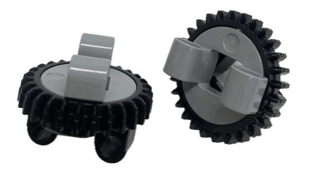 LEGO Technic Turntable 28 Tooth Pack of 2 Black / Light Bluish Grey