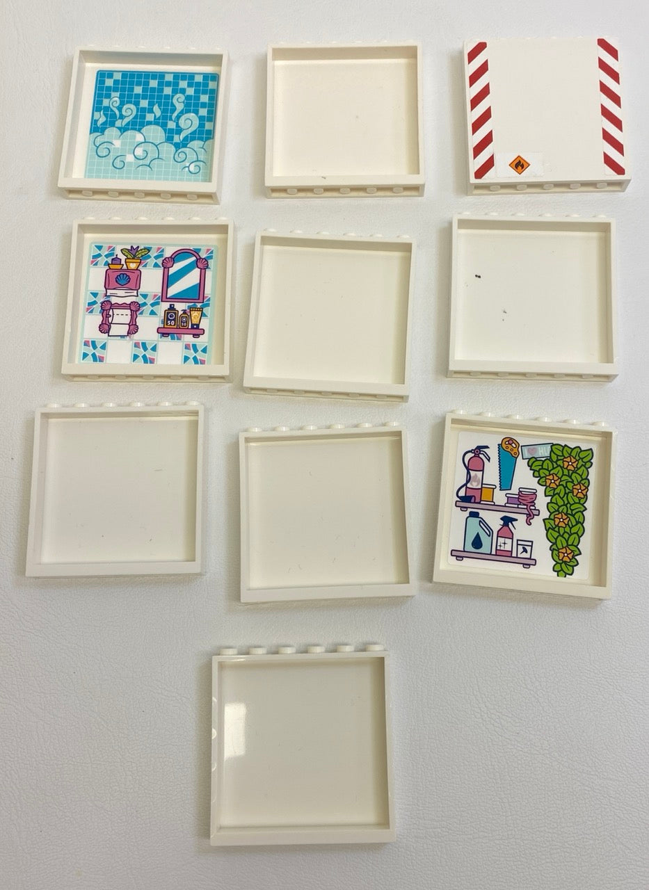 LEGO White Wall Panel Fun Pack