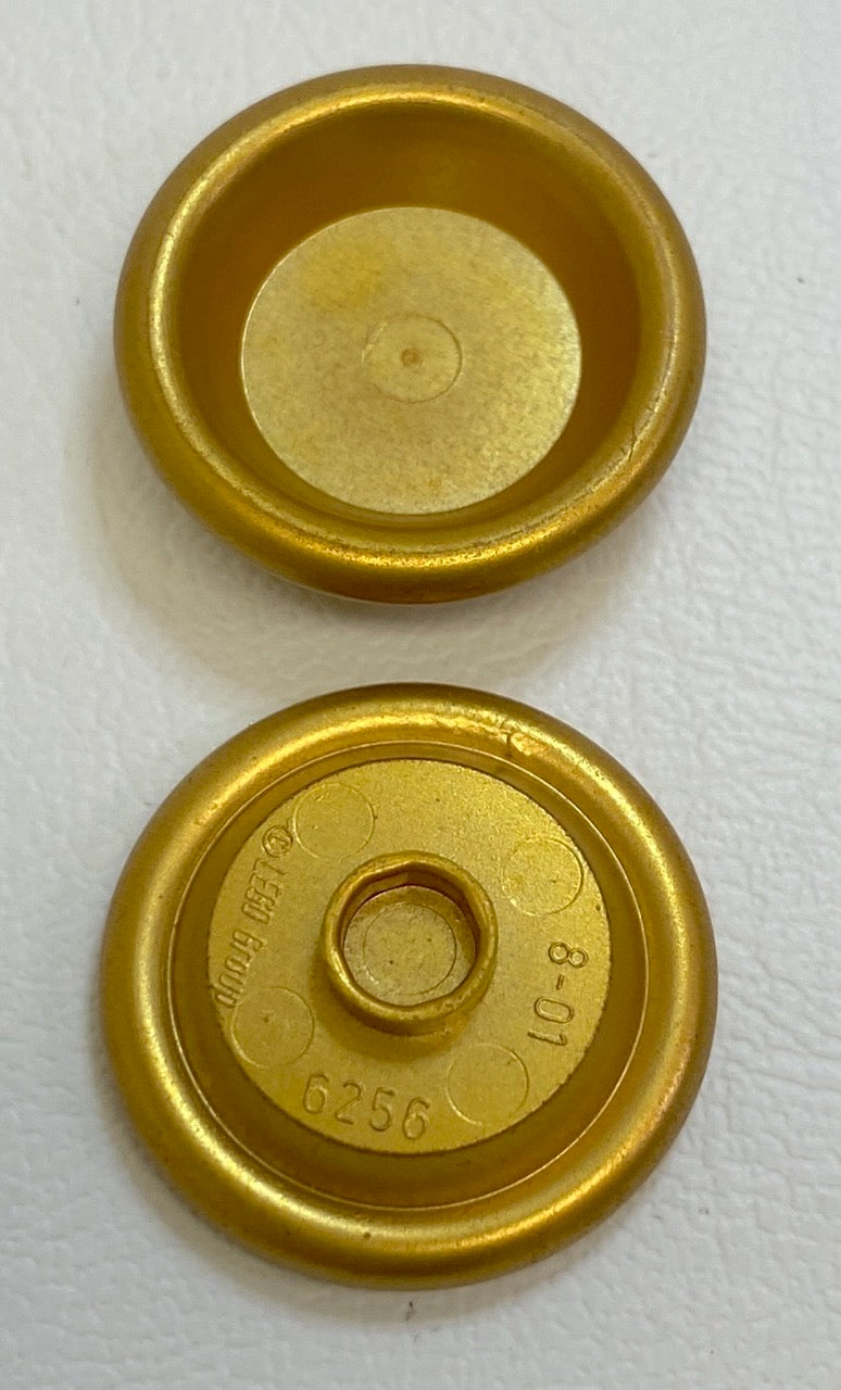 LEGO Dish 3x3 (Utensil) Pack of 2 Metallic Gold