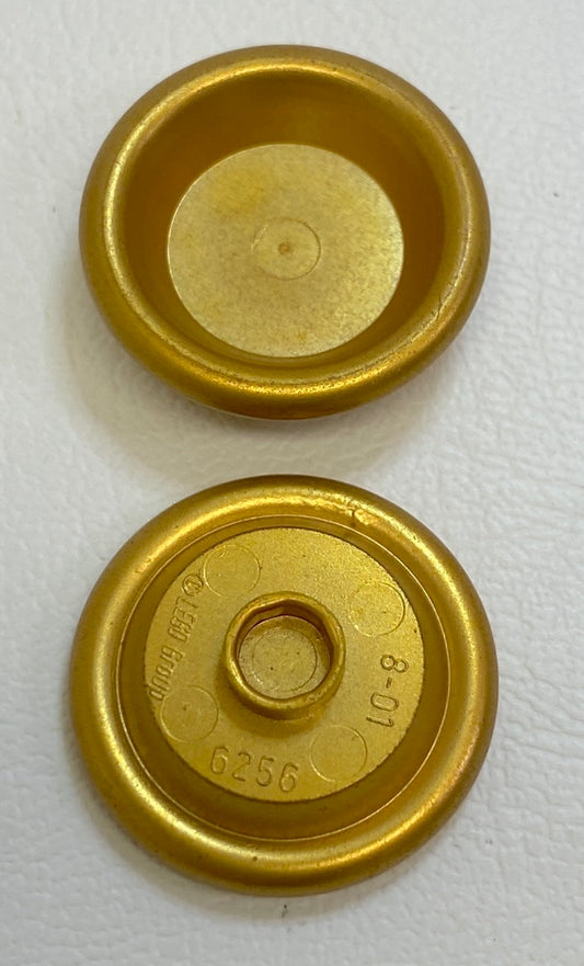 LEGO Dish 3x3 (Utensil) Pack of 2 Metallic Gold