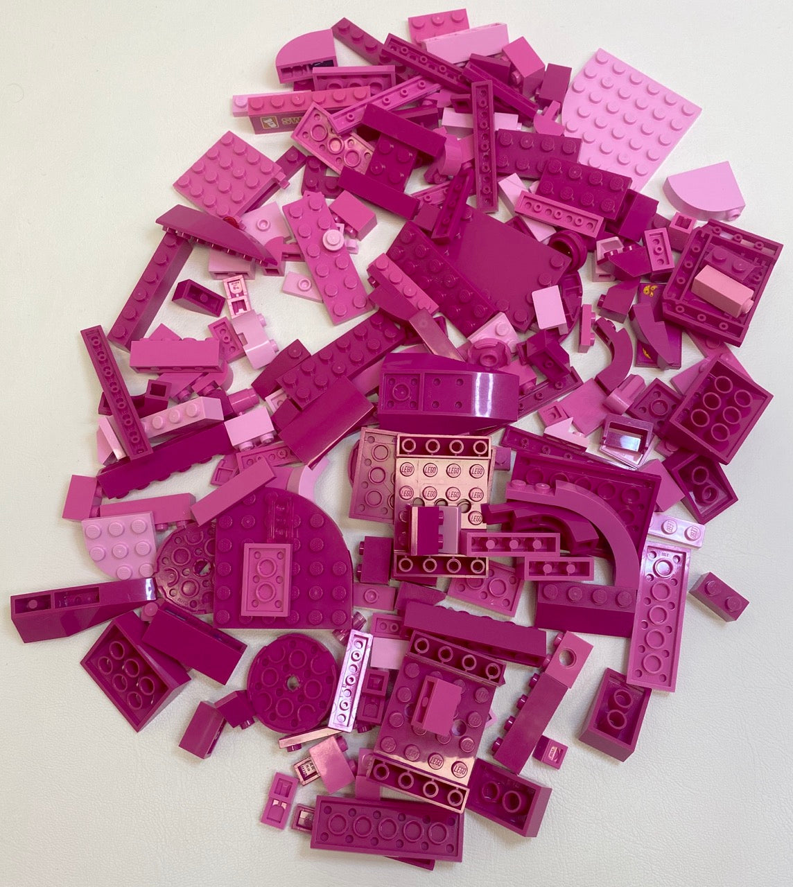 LEGO Pink Fun Pack Mixed Bricks Plates Slopes and More
